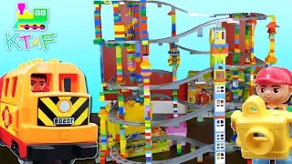 Lego DUPLO TRAIN TOWER! 5 DUPLO Deluxe Train Sets - Kid Toys Are Fun