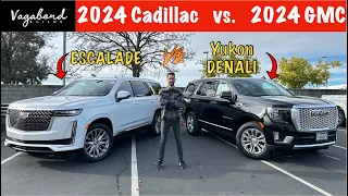 2024 GMC Yukon Denali vs 2023 Cadillac Escalade Premium Luxury