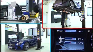 Mercedes-AMG GT C190 with M178 Engine: How to Perform an Engine Oil and Filter Change