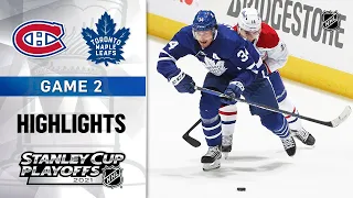 First Round, Gm 2: Canadiens @ Maple Leafs 5/22/21 | NHL Highlights