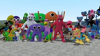 GARTEN OF BANBAN VS POPPY PLAYTIME VS RAINBOW FRIENDS In Garry's Mod!