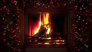 New Jersey Devils Holiday Fireplace Log