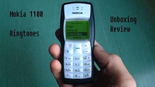 Nokia 1100 Retro Unboxing Review (old ringtones, classic games...)