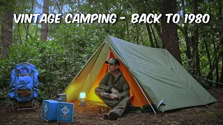 overnighter using only vintage gear