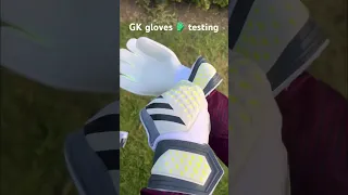 Seppbricks testing Adidas Predator GK Gloves 🧤| #football #gkgloves #unboxing #fyp #goalkeeper