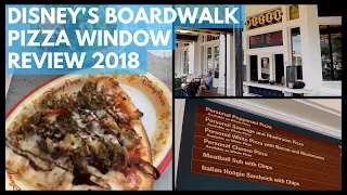 Disney's Boardwalk Pizza Window Review 2018