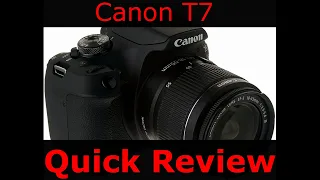 Canon T7: Best Budget Camera in 2021(Quick Review)