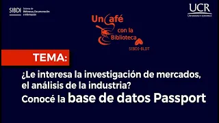 Investigación de mercados, explorando la Base de Datos Passport