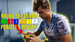 UKŁADAM KOSTKĘ PONIŻEJ 1 MINUTY