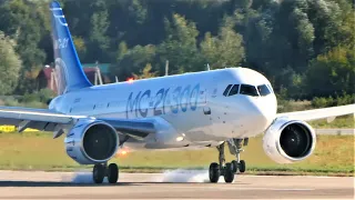 Авиасалон МАКС MC-21-300 с двигателями PW1400