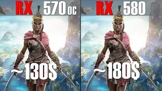 RX 570 OC vs RX 580 | Test in 7 GAMES