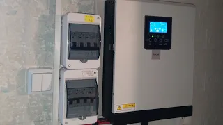 Autonominės elektrinės irengimas sodo namelyje.24 v sistema 1 kw saulės modulių