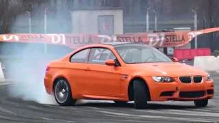 Orange BMW M3 E92 AMAZING DRIFTING!!