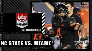 NC State Wolfpack at Miami Hurricanes | Full Game Highlights