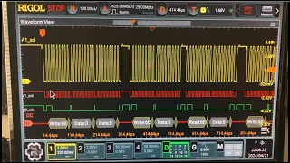 Rigol DHO924s I2C decoding