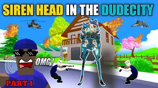 Siren Head Attack😈‼️on dude theft wars funny moments 😱