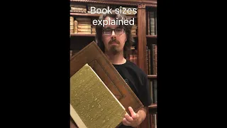 Book sizes explained