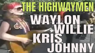 THE HIGHWAYMAN - WILLIE - WAYLON - KRIS - JOHNNY - VERY RARE LIVE APPEARANCE - DESPERADOS WAITING