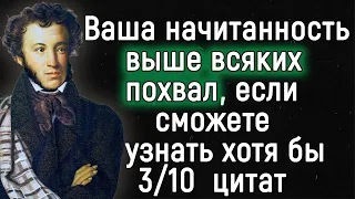 Тест на Знание Известных Цитат из Великих Русских Произведений. | Тест на знание цитат №6