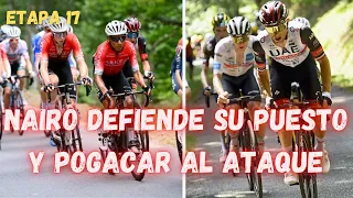 RESUMEN ETAPA 17 DEL TOUR DE FRANCIA 2022/QUINTANA SE DEFIENDE Y POGACAR AL ATAQUE