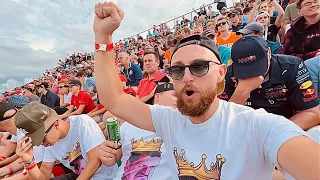 George Russell Pole Position Live Reaction From The Grand Stands Hungarian GP 2022 (German)