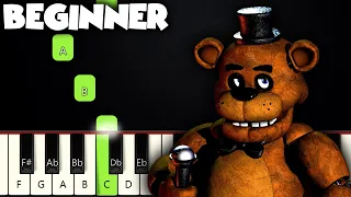 Five Nights at Freddy's Song | BEGINNER PIANO TUTORIAL + SHEET MUSIC by Betacustic