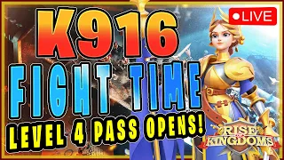 KvK Fights BEGIN! Level 4 passes unlock! Let's have some fun!