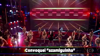 Gloria Groove cantando "Coisa Boa" no Domingão do Faustão