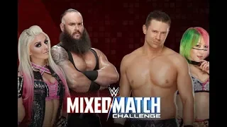 WWE Mixed match Alexa bliss & Braun strowman vs Miz & Asuka