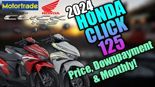 2024 Honda Click 125 Updated Price, Downpayment & Monthly | Philippines