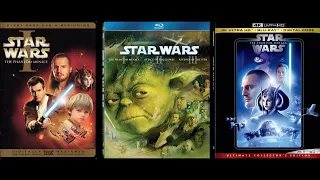 Star Wars Episode I The Phantom Menace 4K vs Blu-ray vs DVD (HDR version)