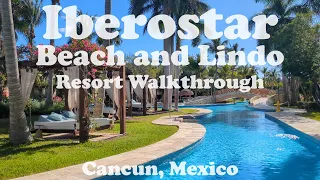 Relaxing 30-minute walkthrough at the Iberostar Selection Paraiso Beach and Lindo Resorts