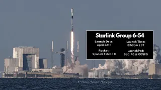 Launch of Starlink Group 6-54