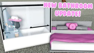 NEW Bloxburg BATHROOM + PILLOWS Update! (Showers, Blankets, and MORE!)