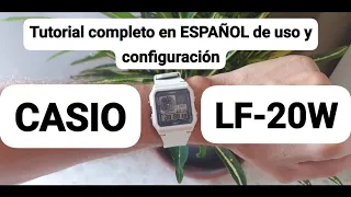 Review CASIO Collection LF-20W TUTORIAL COMPLETO EN ESPAÑOL (¡ATENCIÓN!, puede contener anglicismos)