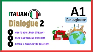 Italian Beginner A1 Dialogue 2 | Learnself lingua