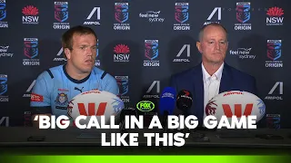 Maguire addresses the Sua'ali'i send off | NSW Blues Press Conference | Fox League