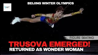 Alexandra TRUSOVA emerged as WONDER WOMAN | Beijing2022