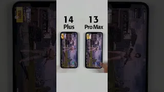 iPhone 14 Plus vs 13 Pro Max PUBG MOBILE TEST - 14 Plus PUBG TEST #shorts #pubg