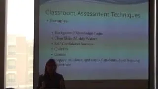 Classroom Assessment Techniques (CATs) & Low Stakes Assignments