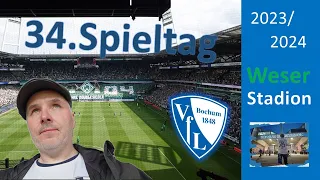 Peinliche Niederlage statt Rettung StadionVlog Werder Bremen- VfL Bochum