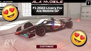 F1 2022 Livery pack mod for Ala Mobile GP! (Download Link)