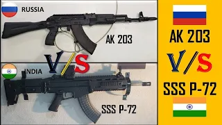 Russian AK 203 vs Indian SSS P-72