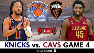 Knicks vs. Cavs Live Streaming Scoreboard, Play-By-Play, Highlights, 2023 NBA Playoffs Game 4