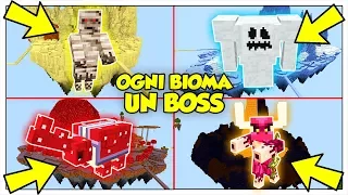 SOPRAVVIVIAMO SULLE ISOLE VOLANTI DEI NUOVI BOSS DI MINECRAFT ITA!