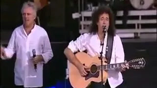 Queen - Imagine tribute to Lennon live