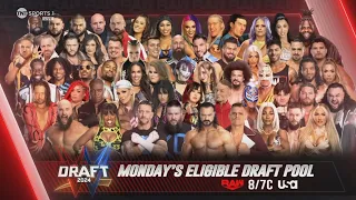 WWE Draft 2024 Round 3: Raw, Apr. 29, 2024