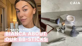 BIANCA INGROSSO ABOUT CAIA SETTING POWDER & BB-STICK [Swedish]