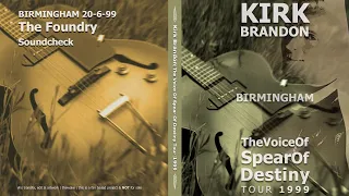 KIRK BRANDON - SOUNDCHECK - 20-6-1999, The Foundry, Birmingham, UK