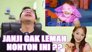 TWICE - 'CELEBRATE' MV REACTION!! ( SESAK NAFAS DI KISS TZUYU!! )